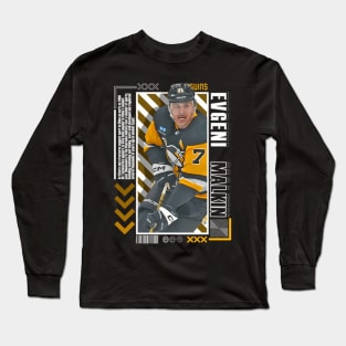 Evgeni Malkin Paper Poster Version 10 Long Sleeve T-Shirt